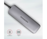 Axagon HMC-5, USB 5Gbps hub, porty 2x USB-A, HDMI 4k/30Hz, SD/mSD - 1353435 - zdjęcie 4